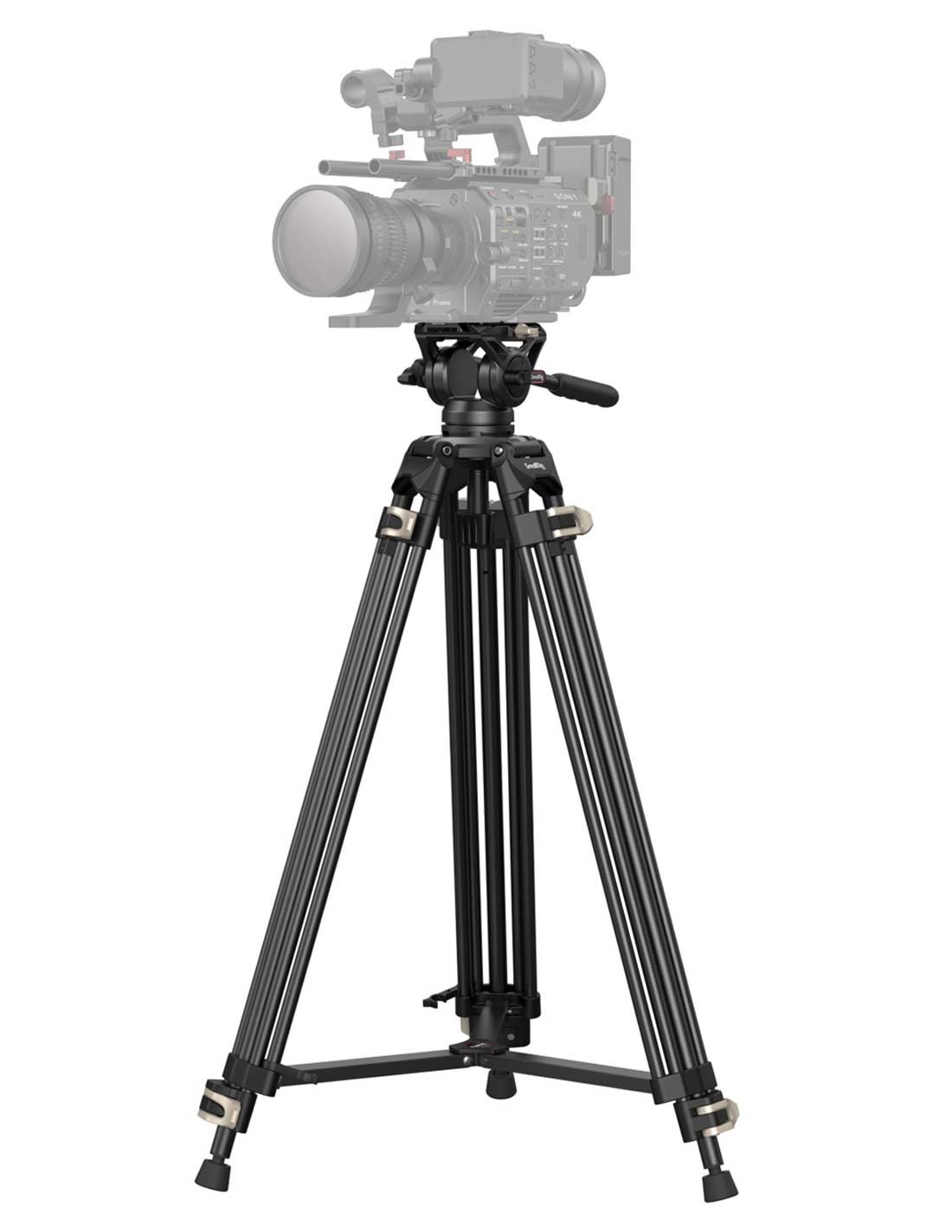  Trípode de video profesional para cámara con cabezal